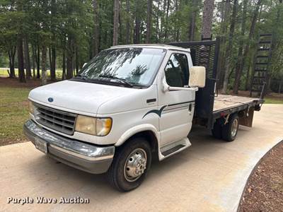 1996 Ford E-350 Flatbed Van