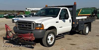 2000 Ford F450 Super Duty Flatbed Truck