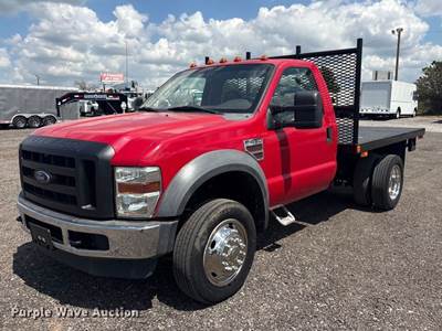 2008 Ford F450 Super Duty Flatbed Truck
