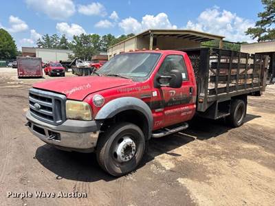 2007 Ford F450 Super Duty Flatbed Truck