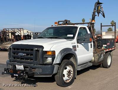 2008 Ford F550 Flatbed Truck