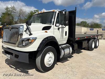 2015 International 7600 Dump Flatbed Truck