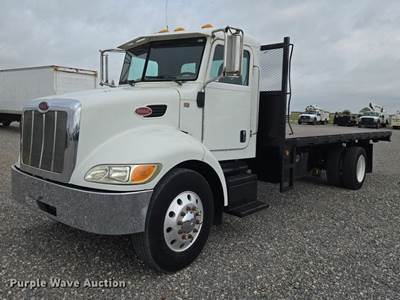 2009 Peterbilt 330 Dump Flatbed Truck