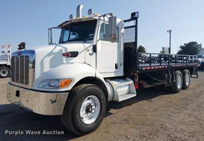 2008 Peterbilt 340 Flatbed Truck