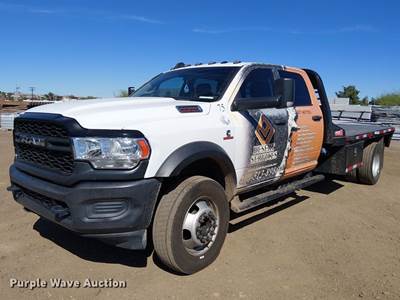 2019 Ram 5500 Crew Cab Flatbed Truck
