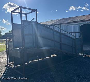 Shop Built Livestock Loading Chute