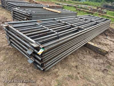 (10) 6 Bar Livestock Gates