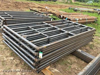 (10) 6 Bar Livestock Gates