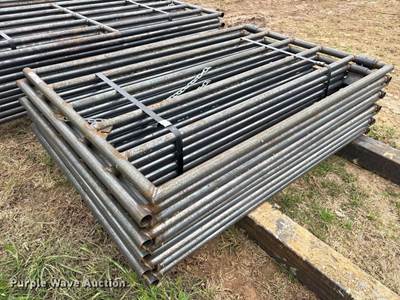 (10) 6 Bar Livestock Gates