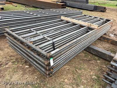 (10) 6 Bar Livestock Gates