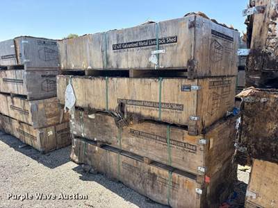 (4) 2024 Valley Pioneer MSC1220F Livestock Sheds