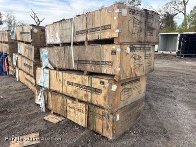 (4) 2024 Pioneer Valley MSC1220F Livestock Sheds
