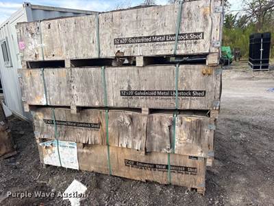 (4) 2024 Pioneer Valley MSC1220F Livestock Sheds