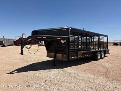 2021 Grupo Remolques Del Norte STH6824W14LNR Livestock Trailer