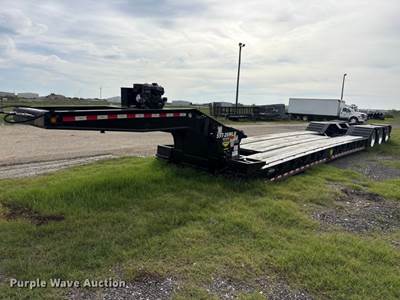 2025 Brazos 55T-26WLB Lowboy Equipment Trailer