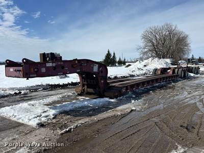 2005 Fontaine Lowboy Equipment Trailer