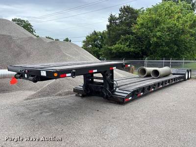 2007 Fontaine Lowboy Equipment Trailer