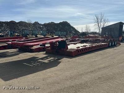 1995 Kalyn Siebert 69T3A Lowboy Equipment Trailer