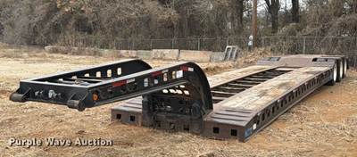 1984 Siebert Lowboy Equipment Trailer