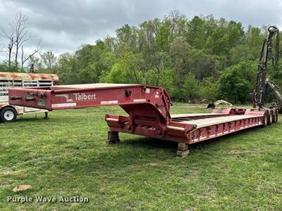 2001 Talbert Lowboy Equipment Trailer