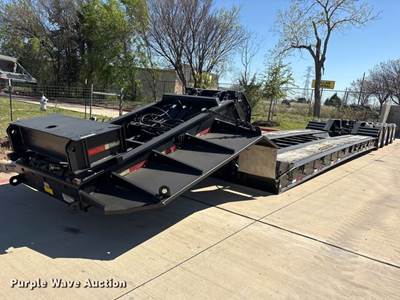 2007 Talbert T4DW60SA-HRG-1-T1 Lowboy Equipment Trailer