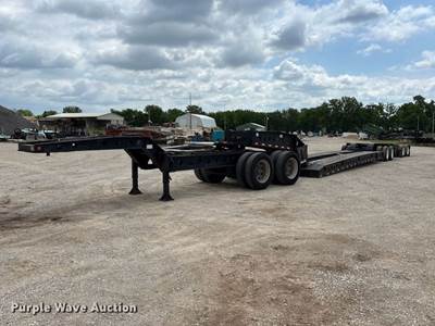 2001 Trail King Lowboy Equipment Trailer