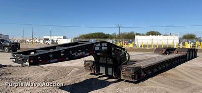 2013 Trail King TK110HDG Lowboy Equipment Trailer