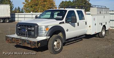 2015 Ford F450 Super Duty Crew Cab Utility / Service Truck