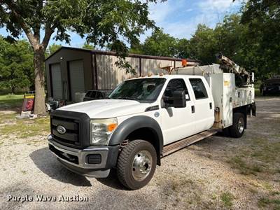 2012 Ford F550 Super Duty Crew Cab Utility / Service Truck