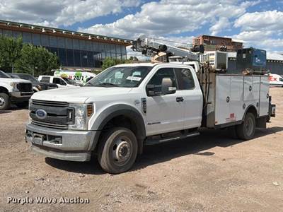 2018 Ford F550 Super Duty XL Crew Cab Utility / Service Truck