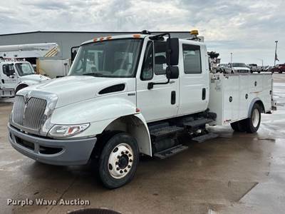 2010 International 4300 Crew Cab Utility / Service Truck