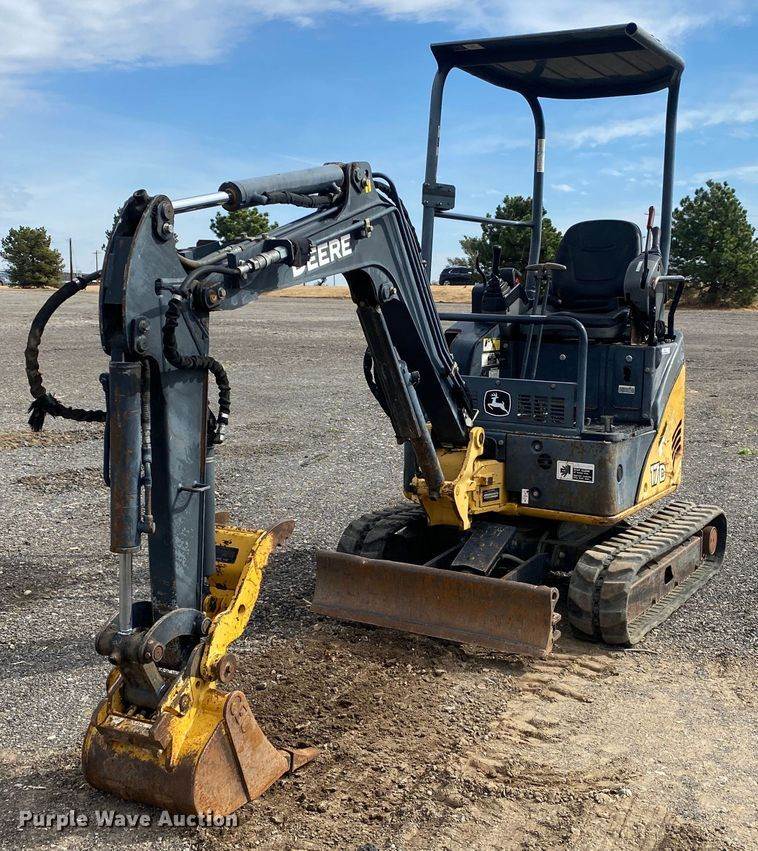 2008 John Deere 17D Mini Excavator For Sale, 2,254 Hours Collinsville, OK JW9332