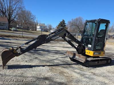 2017 John Deere 26G Mini Excavator