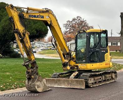 2018 Komatsu PC88MR-10 Mini Excavator