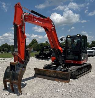 2022 Kubota KX080-4 Super Series 2 Mini Excavator