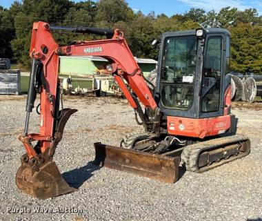 2015 Kubota U35-4 Mini Excavator