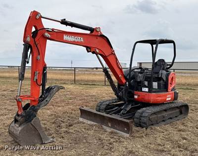2019 Kubota U55-4 Mini Excavator