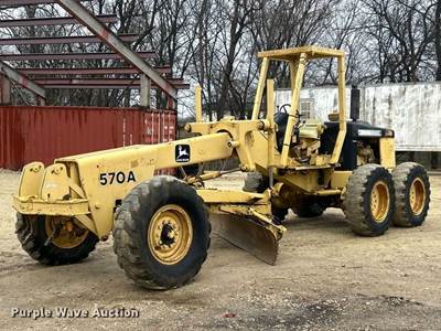 1972 John Deere 570A Motor Grader