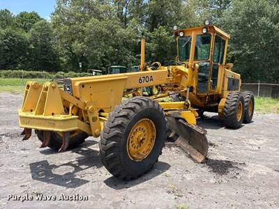 1981 John Deere 670A Motor Grader