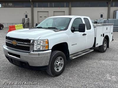 2013 Chevrolet Silverado 2500HD Ext. Cab Utility Bed Pickup Truck