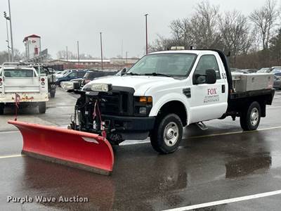 2008 Ford F250 Super Duty Flatbed Pickup Truck