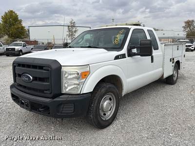 2015 Ford F250 Super Duty Ext. Cab Utility Bed Pickup Truck