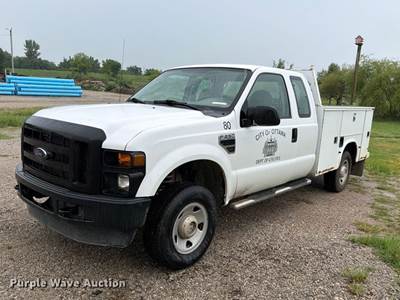2008 Ford F250 Super Duty XL Ext. Cab Utility Bed Pickup Truck