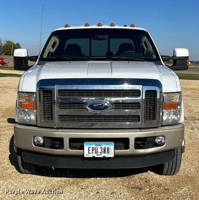 2008 Ford F350 Super Duty Lariat King Ranch Crew Cab Pickup Truck For