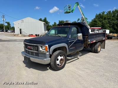 2000 GMC Sierra 3500 Dump Bed Pickup Truck