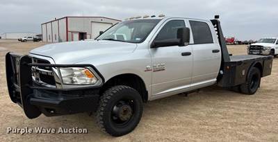 2016 Ram 3500HD Crew Cab Flatbed Truck