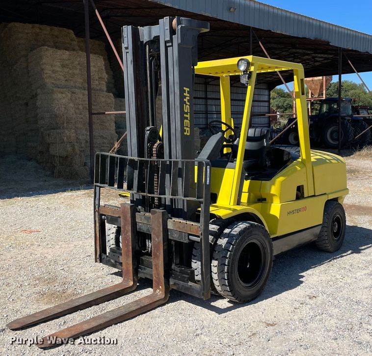 1982 Hyster H110XM Forklift For Sale Bradley, OK NY9986