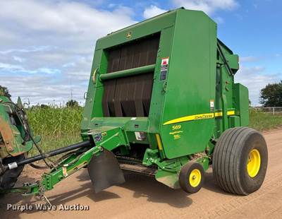 2015 John Deere 569 Mega Wide Plus Round Baler