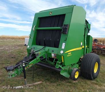 2015 John Deere 569 Megawide Plus Round Baler