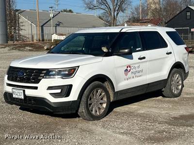 2017 Ford Explorer Police Interceptor Suv